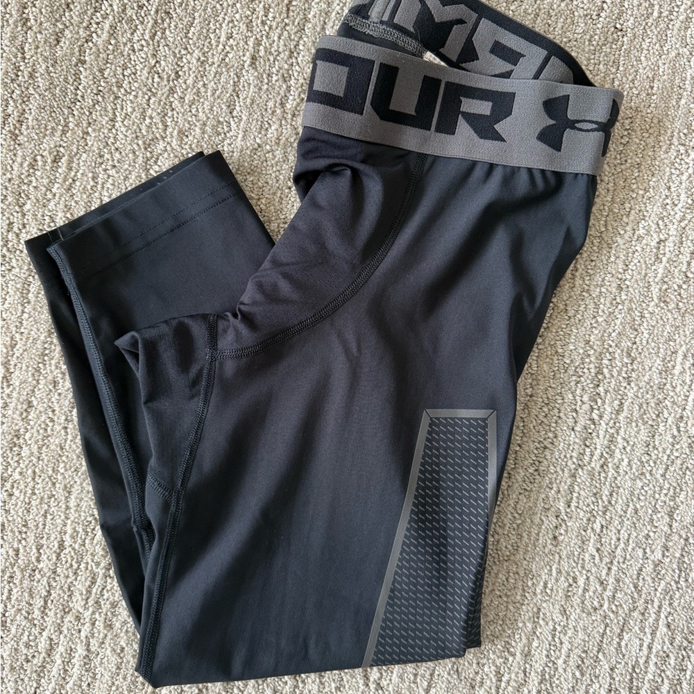 Under Armour Charcoal and Black Athletic Leggings